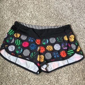 Lululemon Speed Shorts Size 6- Seawheeze 2015